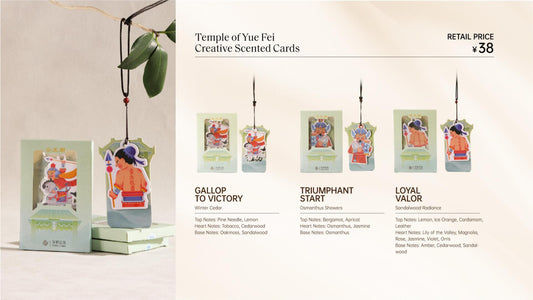 Temple of Yue Fei Creative Scented Cards