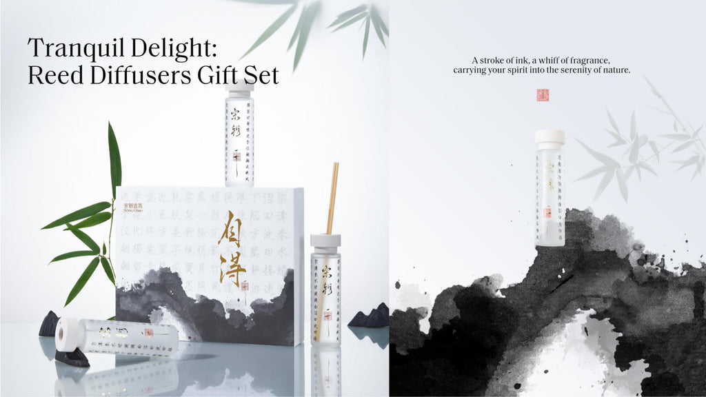 Tranquil Delight:Reed Diffusers Gift Set