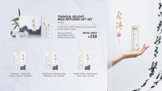 Tranquil Delight:Reed Diffusers Gift Set