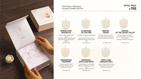 Ultra Grace Collection Scented Candles Gift Set