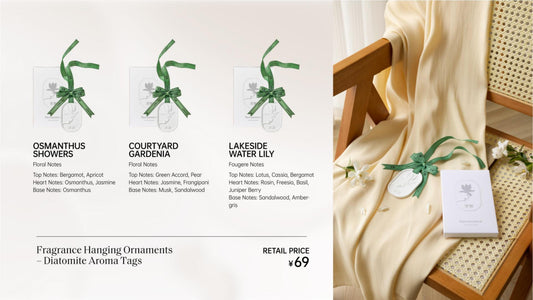 Fragrance Hanging Ornaments-Diatomite Aroma Tags