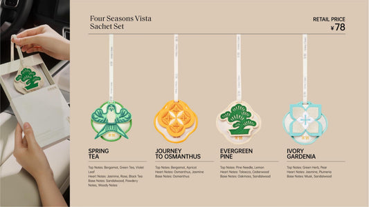 Four Seasons Vista Sachet Set