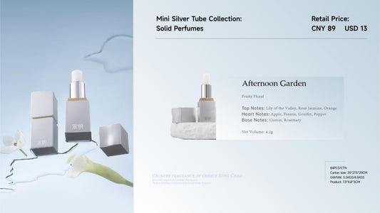 Mini Silver Tube Collection:Solid Perfumes