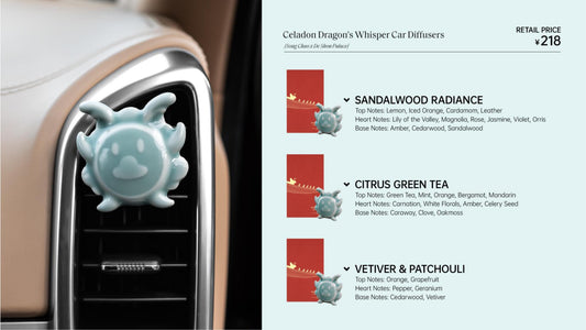 Celadon Dragon's Whisper Car Diffusers