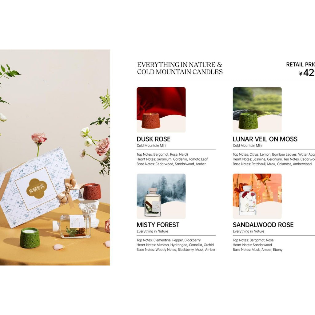 Everything in Nature & Cold Mountain Candles-Holiday